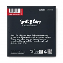 Dunlop DHCN10607 Heavy Core комплект струн, калибр 10-60 2