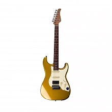 Mooer GTRS S800 электрогитара, золотистый, HSS, 22 лада