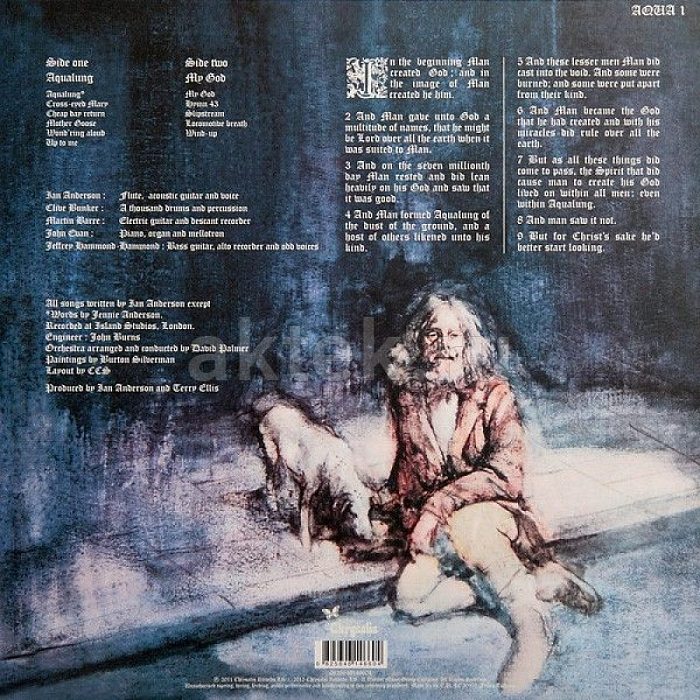 Виниловая пластинка JETHRO TULL - AQUALUNG 180 GRAM BLACK VINYL 12" 2
