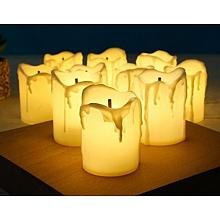Светодиодные свечи набор 12шт. Candle LED Wick слоновая кость