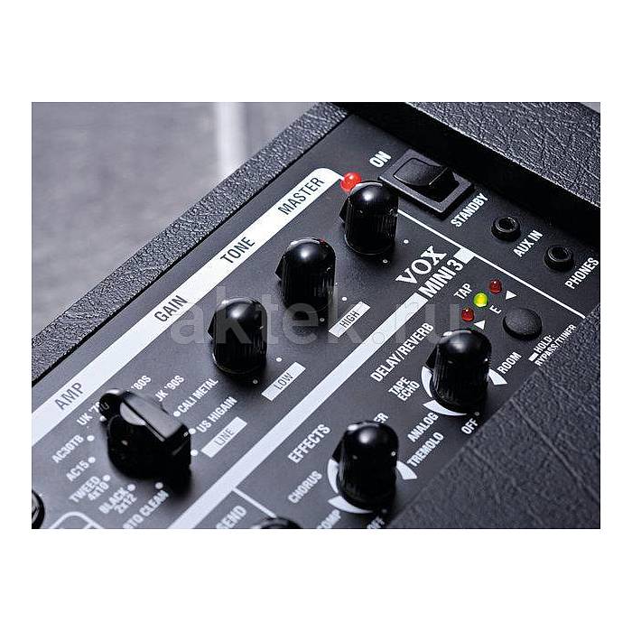 Гитарный комбоусилитель VOX MINI3-G2 Black 3