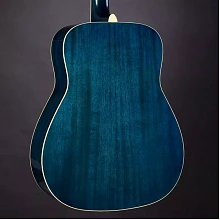 Yamaha FG820 SB акустическая гитара, синий, корпус из красного дерева 2