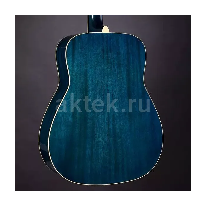 Yamaha FG820 SB акустическая гитара, синий, корпус из красного дерева 2
