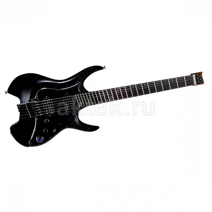 Mooer GTRS W800 Pearl Black безголовая электрогитара со встроенным процессором