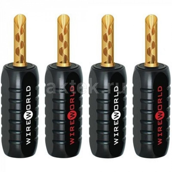 Разъёмы-бананы Wireworld BANGCRP04 Gold
