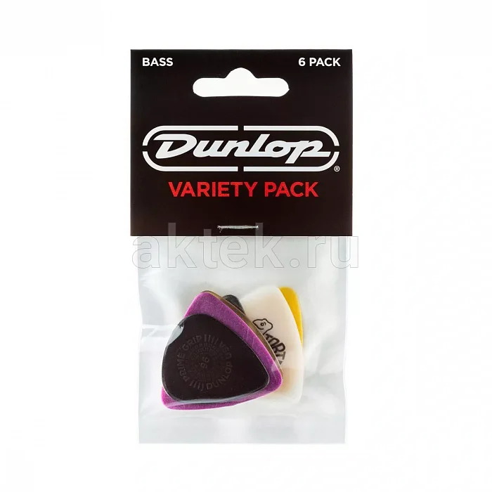 Dunlop PVP117 Variety Bass 6Pack медиаторы, ultex, 6 шт
