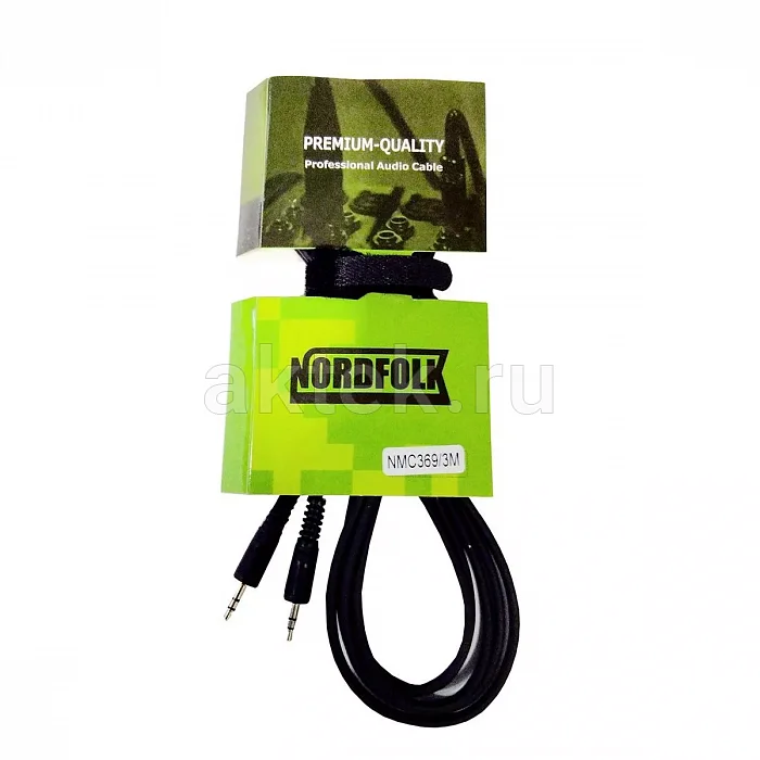 Nordfolk NMC369/5M кабель Jack 3,5–Jack 3,5, 5 м
