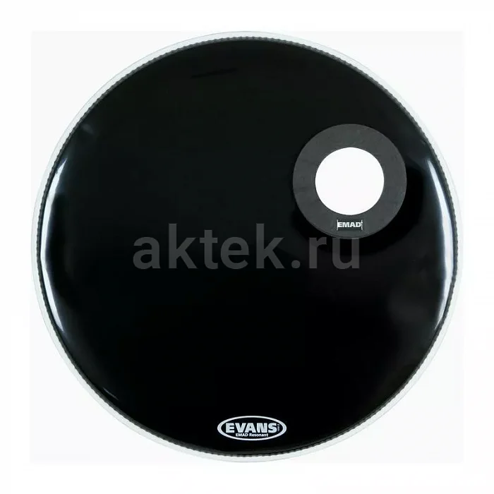 Evans BD22REMAD EMAD Resonant Black 22" барабанный пластик