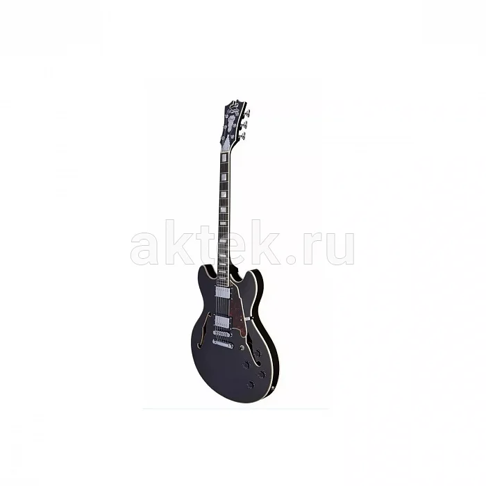 D'Angelico Premier DC Black Flake электрогитара, HH, корпус из клёна 3
