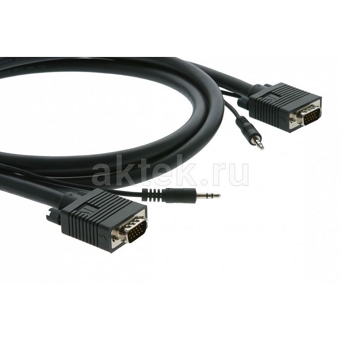 Kramer C-GMA/GMA-3 комбинированный VGA-M+аудио–VGA-M+аудио кабель 0.9м