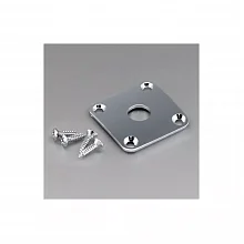 Gotoh JCB-4-C площадка гитарного разъёма, 4 винта, хромированная