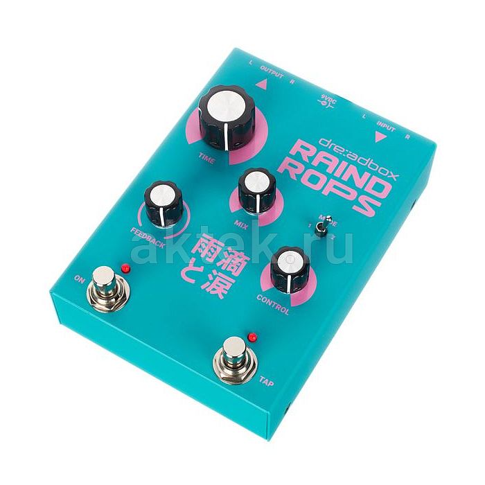 Гитарная педаль реверберации и задержки Dreadbox Raindrops