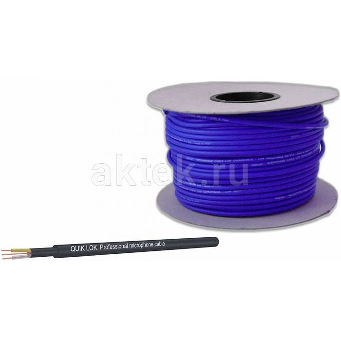 Кабель микрофонный QUIK LOK CM675 BK 3