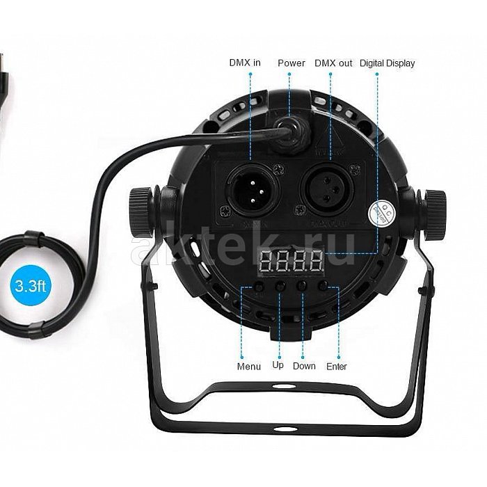 Ультрафиолетовый светодиодный прожектор SHOWLIGHT COB PAR30UV 5