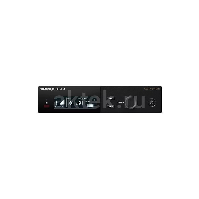 Двухканальный приемник радиосистемы SHURE SLXD4DE H56