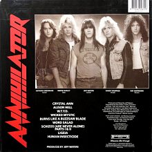 Виниловая пластинка ANNIHILATOR - ALICE IN HELL 180 GRAM BLACK VINYL 12" 2