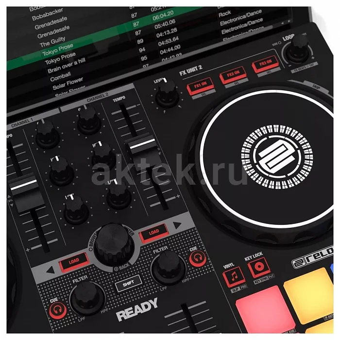 Reloop Ready двухдековый DJ-контроллер с USB-аудиоинтерфейсом 4