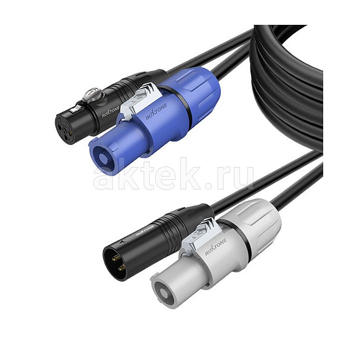 ROXTONE MPDPP15/3 кабель DMX 512, 3 м, 3×1,5 мм²