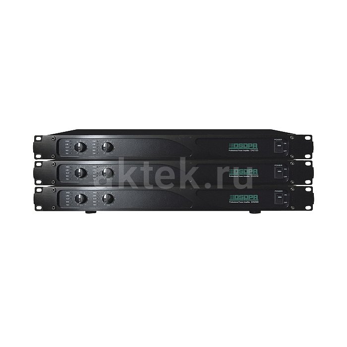DSPPA DA-2250 трансляционный усилитель, 2×250 Вт, 2 канала 2
