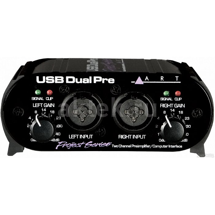 Микрофонный предусилитель ART USBDualPrePS 2