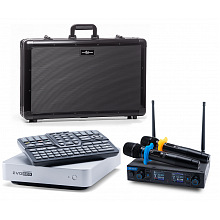 Караоке система для дома EVOBOX Silver+SE 200D+EvoCase
