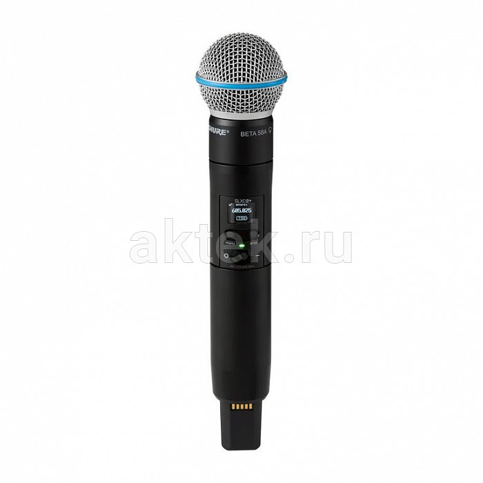 Shure SLXD24D+E/B58 двухканальная цифровая радиосистема, два Beta58A, 470–606 МГц 2