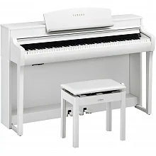 Yamaha CSP-255WH белое цифровое пианино, 819 тембров, 256 голосов