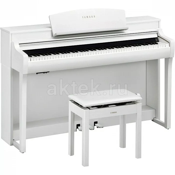 Yamaha CSP-255WH белое цифровое пианино, 819 тембров, 256 голосов