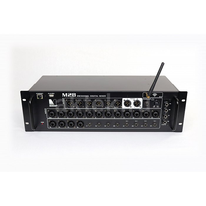 MARANI M28 цифровой рэковый 3U микшерный пульт 2