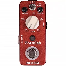 Mooer Tres Cab гитарная педаль симуляции кабинетов, пять моделей