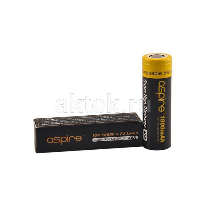 Аккумулятор Aspire ICR 18650 3.7V Li-ion 2