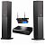 Профессиональная караоке система с акустикой и микрофонами AST-50+AST-926M+Audio Pro A36