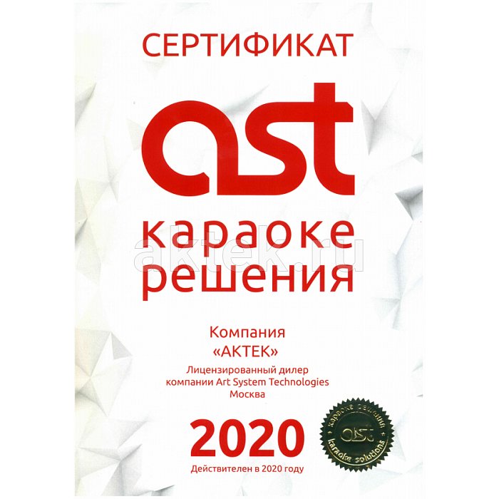 Микшерный пульт для караоке AST-6FX USB 4