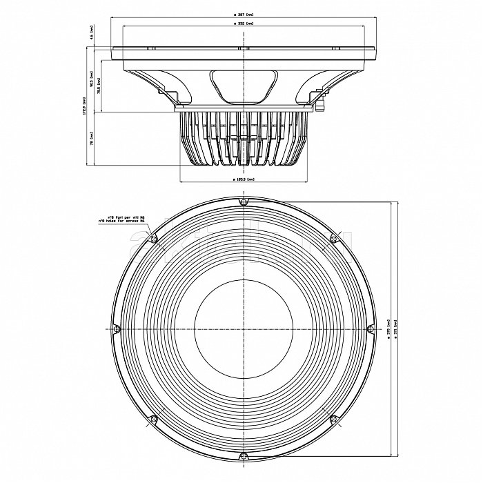 Динамик 15" EIGHTEEN SOUND 15NLW9300/8 2
