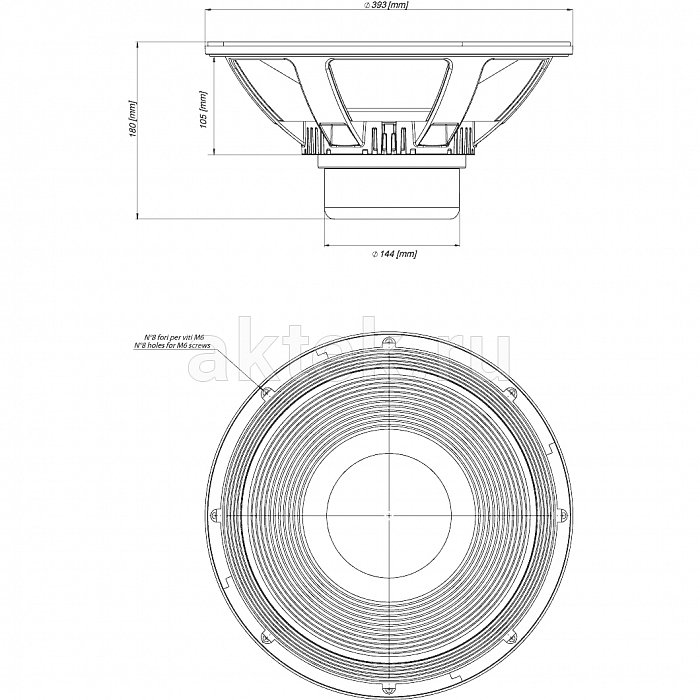 Динамик 15" EIGHTEEN SOUND 15NLW9401/8 2