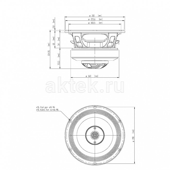 Динамик 8" EIGHTEEN SOUND 8CX650/8 4