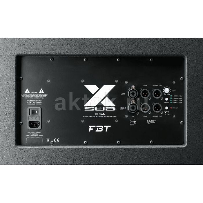 Сабвуфер активный FBT X-SUB 18SA 2