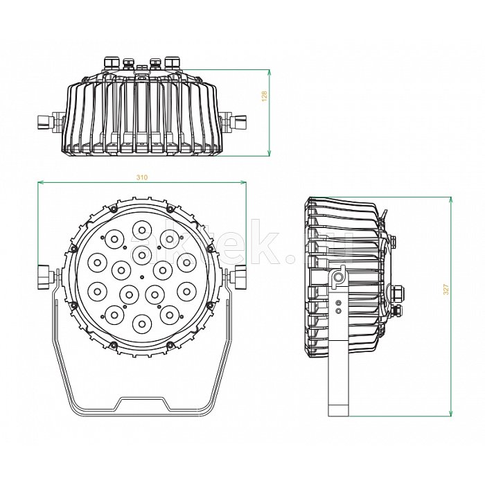 Архитектурная подсветка INVOLIGHT LEDPAR154W 4