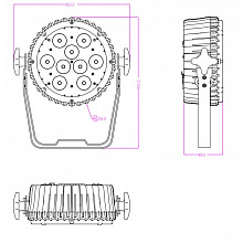 LED PAR INVOLIGHT LEDSPOT95 3