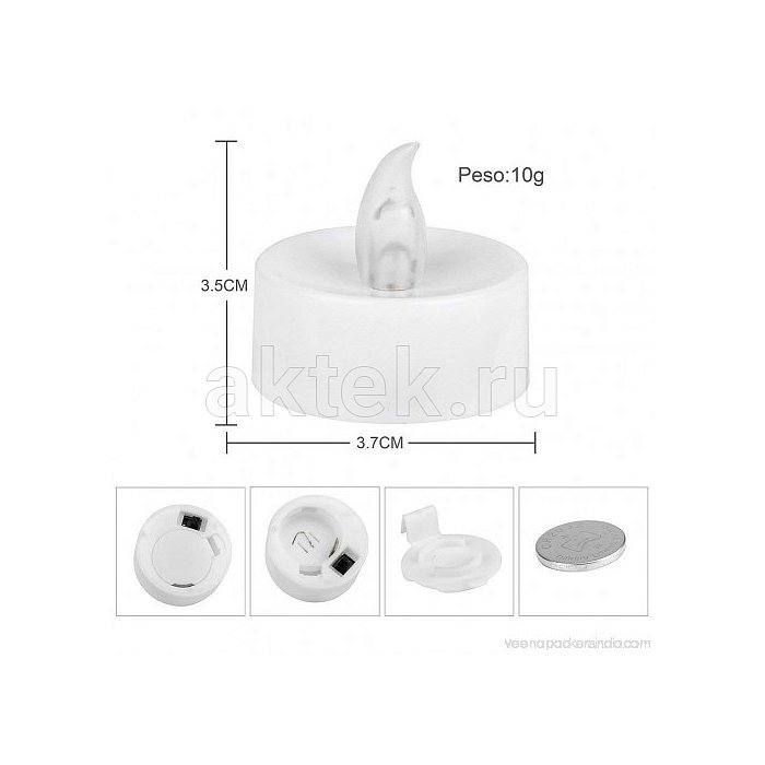 Набор светодиодных свечей LED Candle 12шт. 3