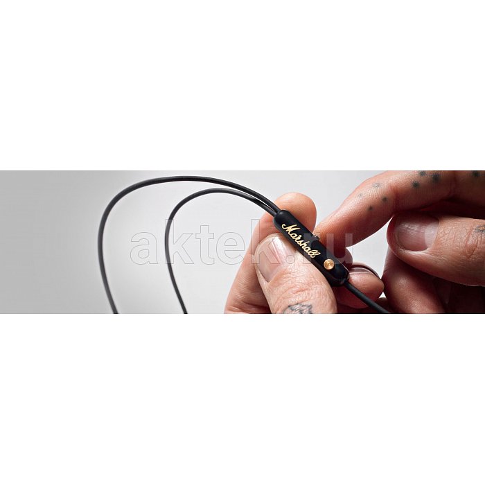 Внутриканальные наушники MARSHALL MODE EQ HEADPHONES BLACK & GOLD 6