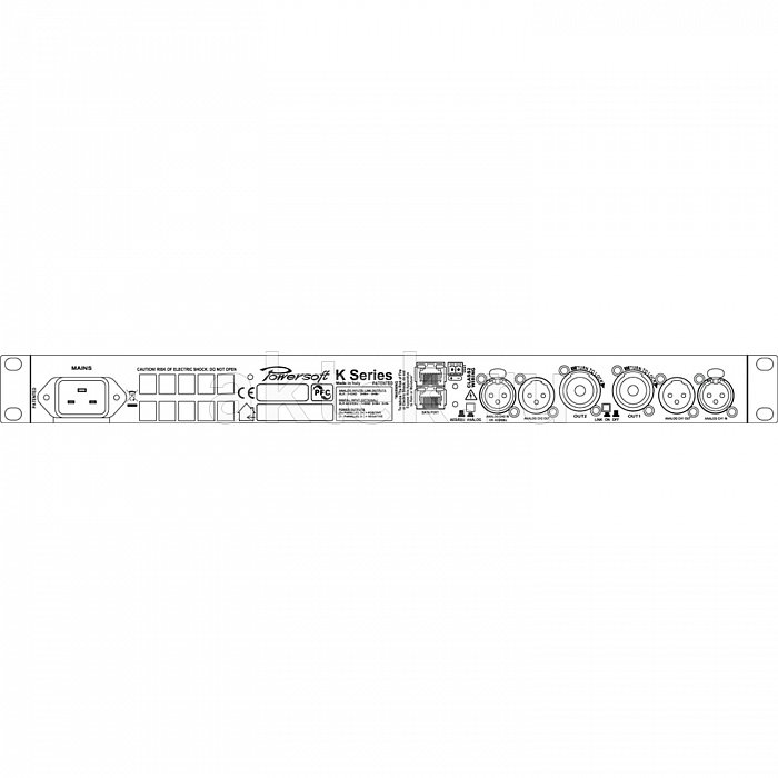 Усилитель мощности POWERSOFT K2 DSP+AESOP 2