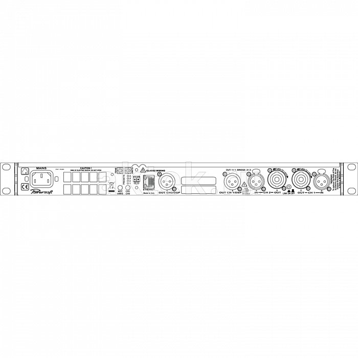 Усилитель мощности POWERSOFT M20D HDSP+ETH 2