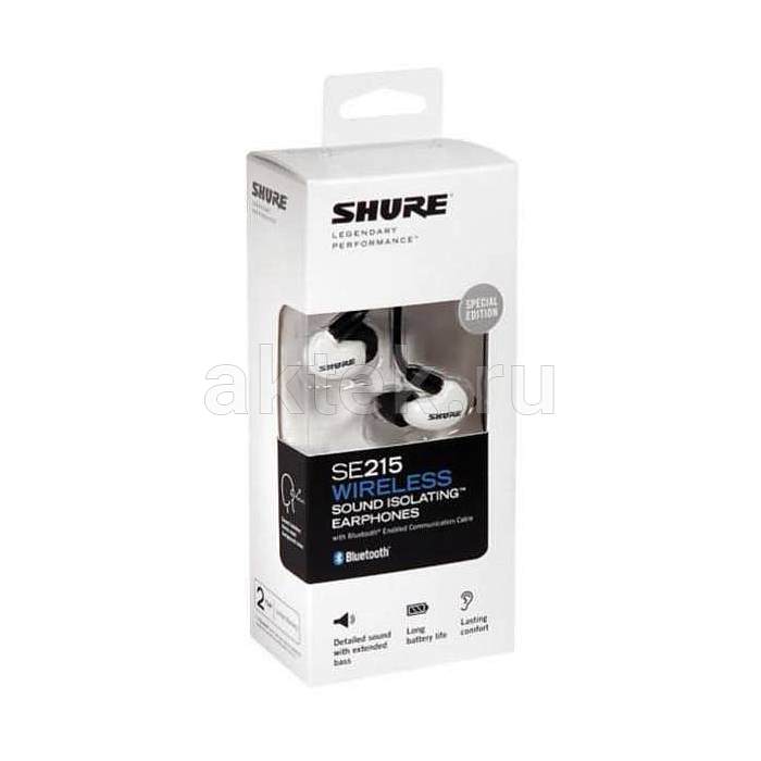 Внутриканальные наушники SHURE SE215SPE-W-UNI-EFS 3