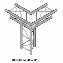 Dura Truss DT 23-С33LD стыковочный узел для фермы, 90°