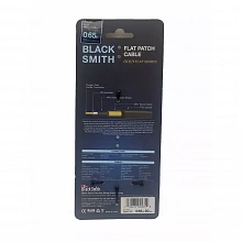 BlackSmith Patch Cable Gold Flat 0.65ft инструментальный кабель 2 BlackSmith Patch Cable Gold Flat 0.65ft инструментальный кабель 2