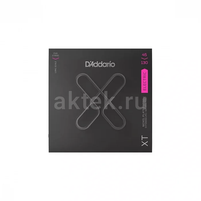 D'Addario XTB45130 струны для 5-струнной бас-гитары, 45-130