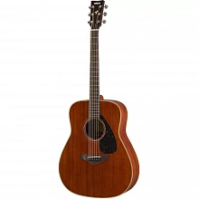 Yamaha FG850 акустическая гитара-дредноут с верхом из махагони