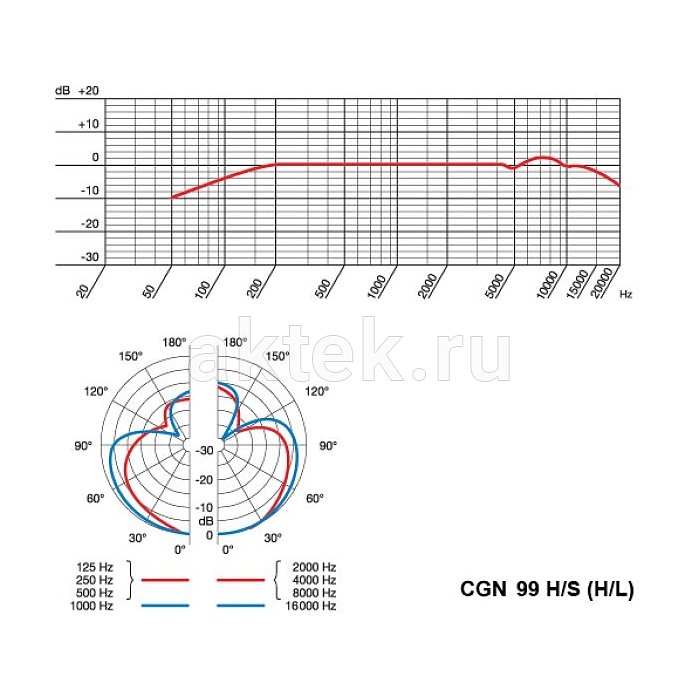 Инсталляционный микрофон AKG CGN99 H/L 2