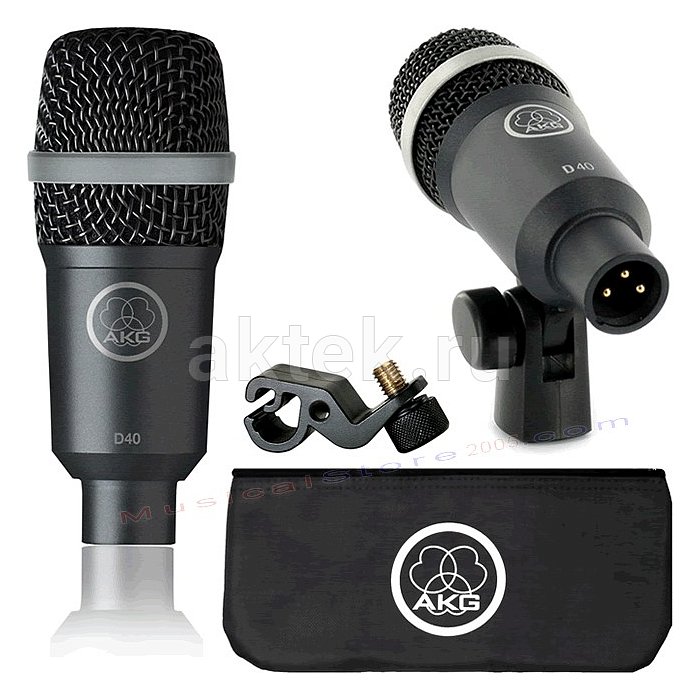 Инструментальный микрофон AKG D40 3